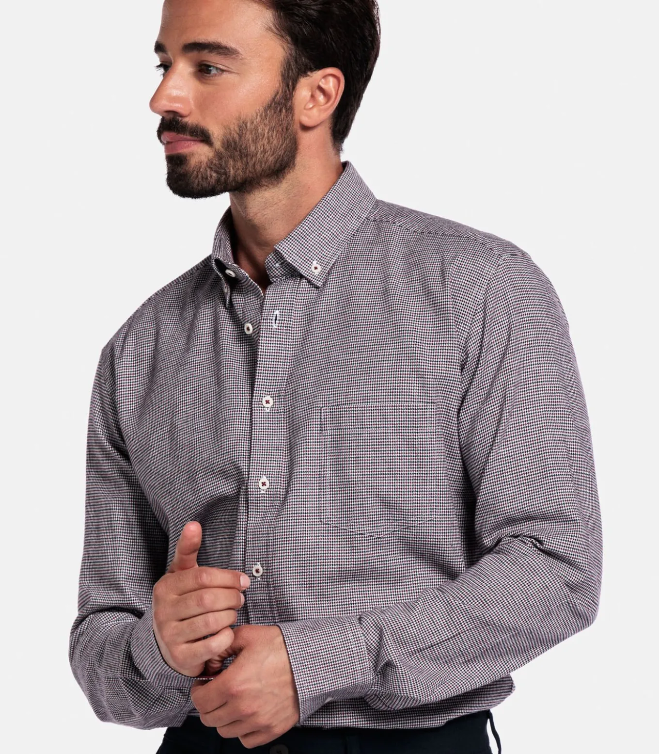 Giordano Ivy Overhemd – Bordeaux