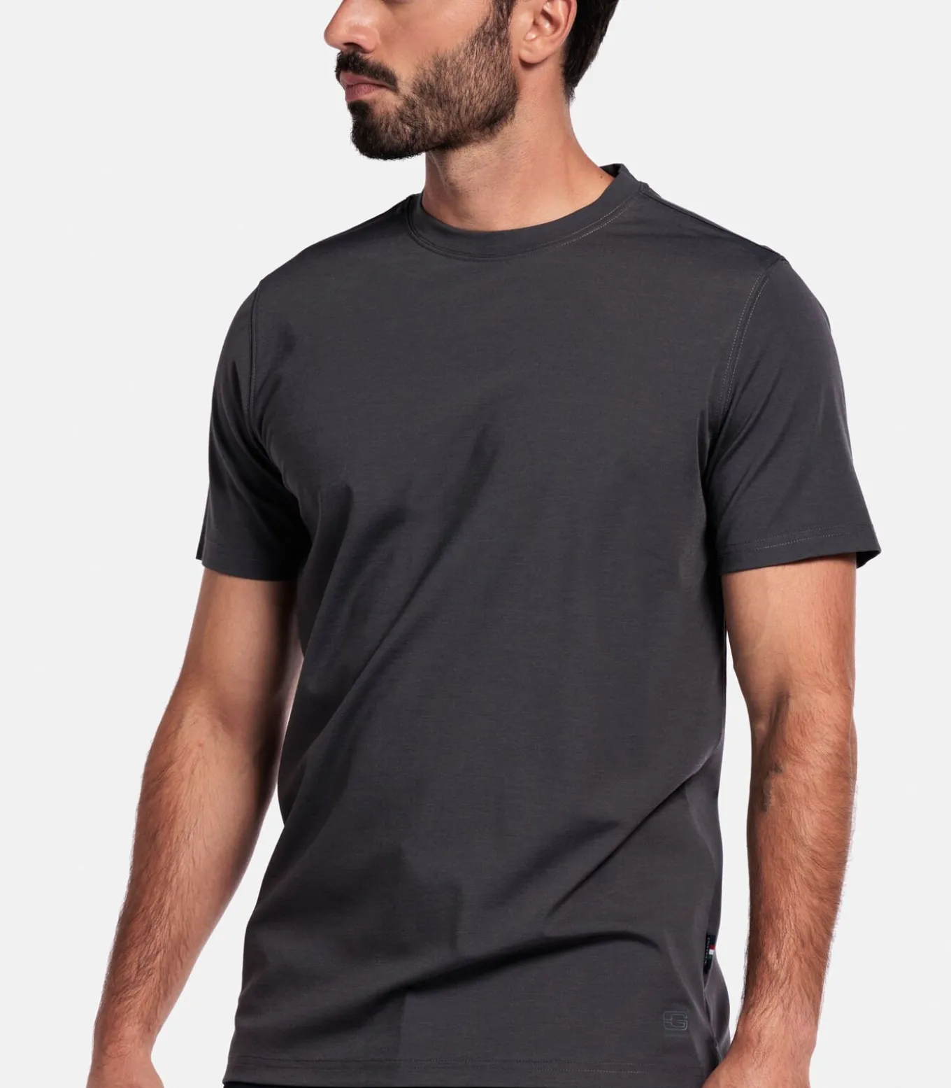 Giordano Luca Liquid Cotton T-shirt – Soft Grey