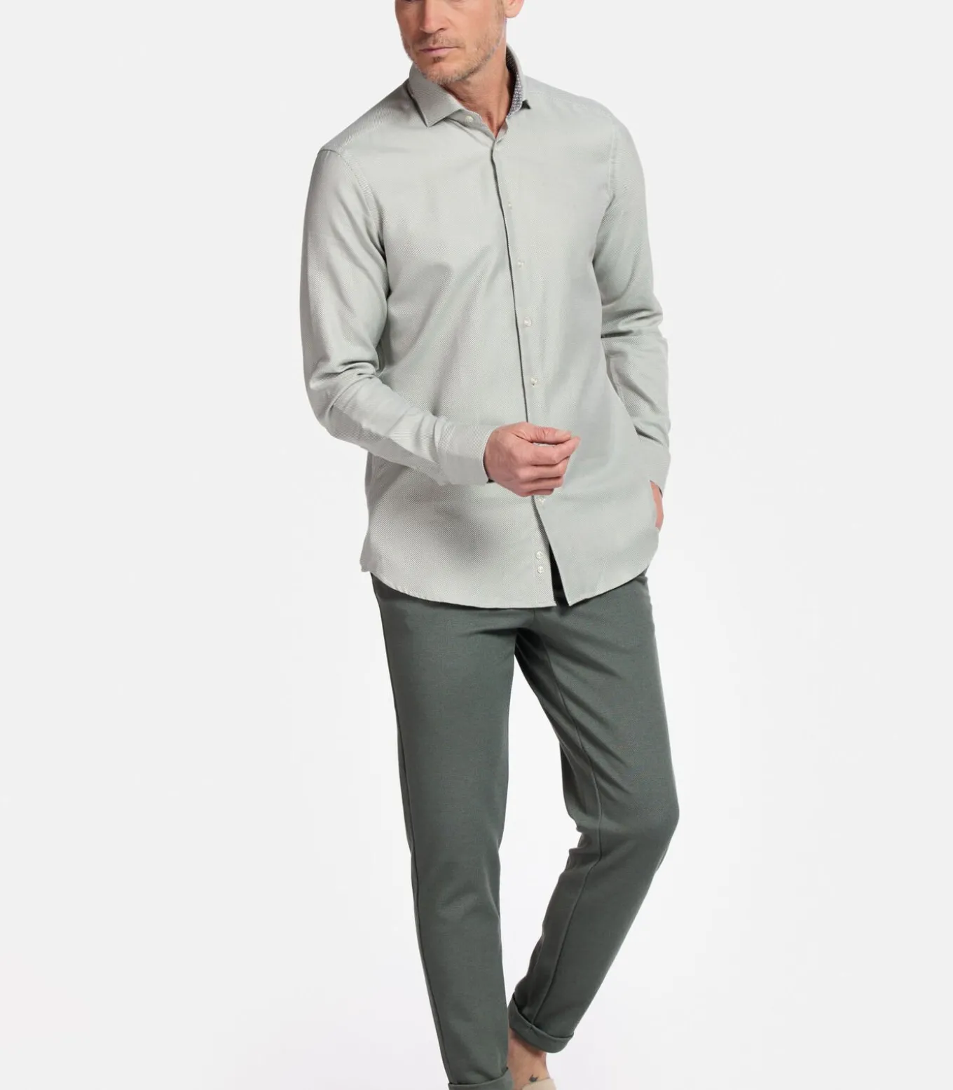 Giordano Maggiore Overhemd – Groen