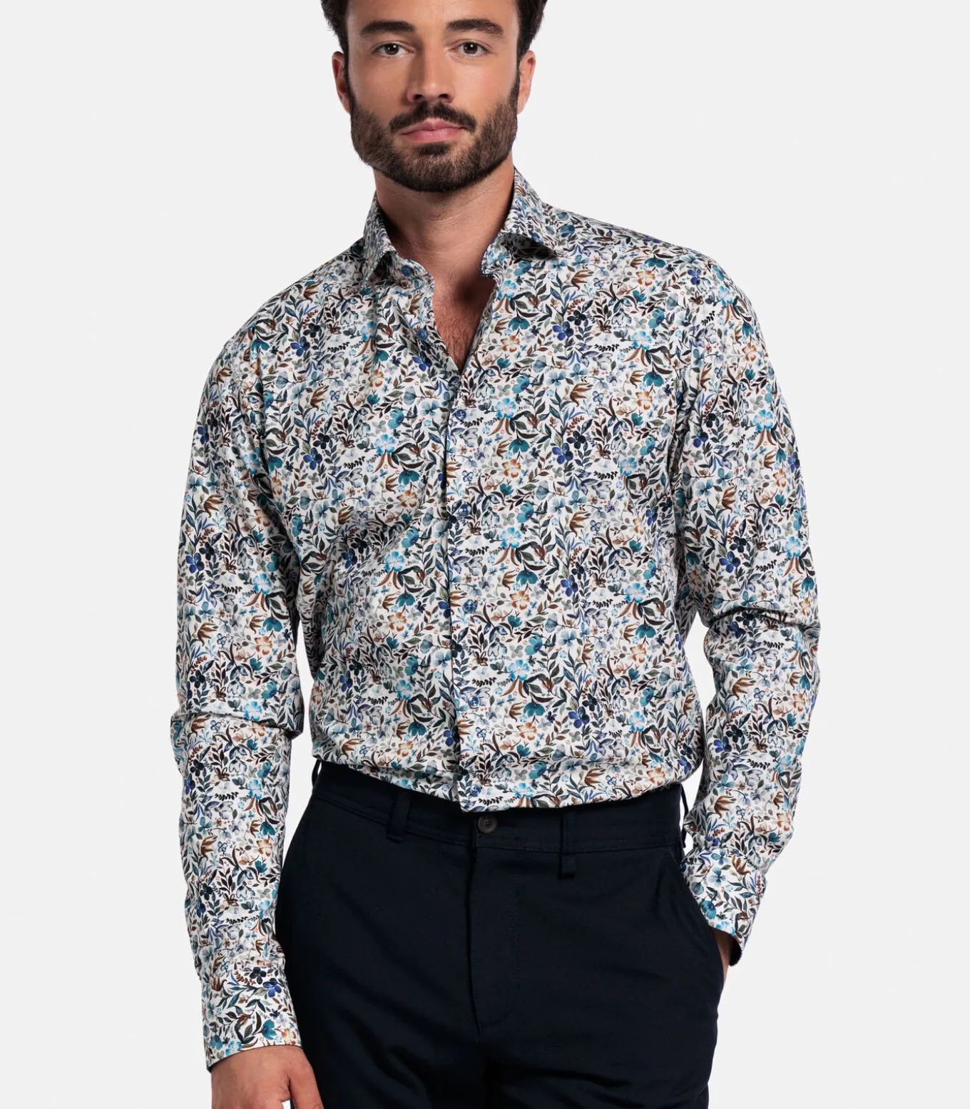 Giordano Maggiore Overhemd - Navy