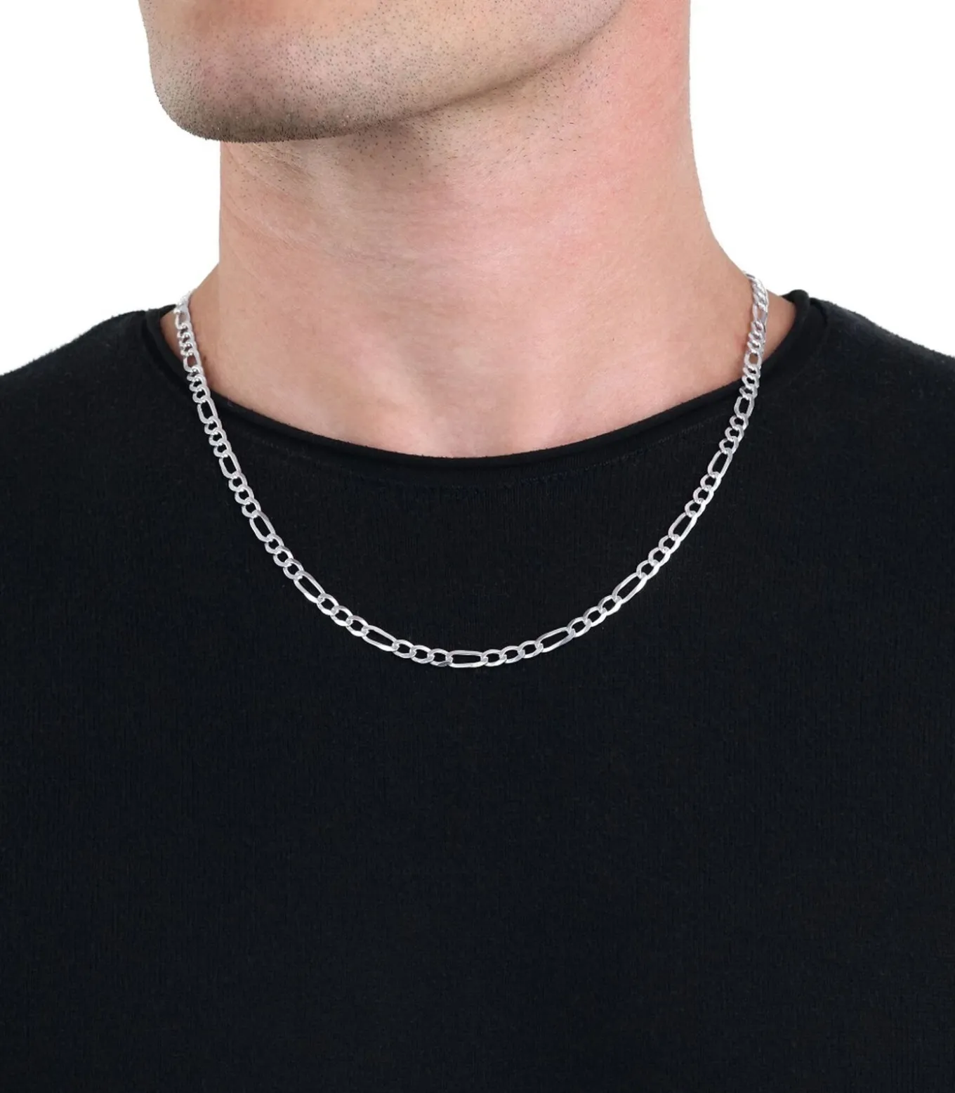 halsketting voor mannen, 925 sterling zilver