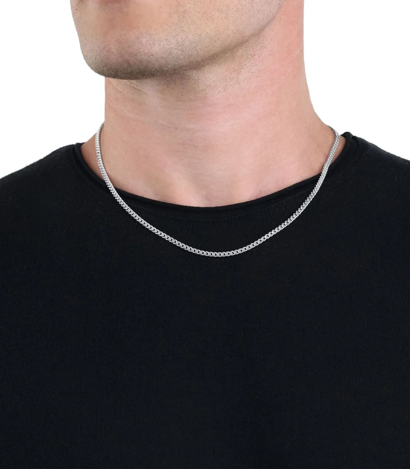 halsketting voor mannen, 925 sterling zilver