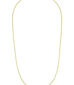 halsketting voor mannen en vrouwen, unisex, goud 375