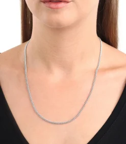 halsketting voor mannen en vrouwen, unisex, roestvrij staal