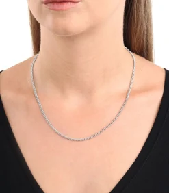 halsketting voor mannen en vrouwen, unisex, roestvrij staal