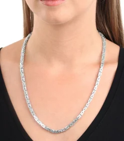 halsketting voor mannen en vrouwen, unisex, 925 Sterling zilver