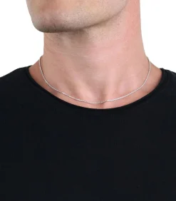 halsketting voor mannen en vrouwen, unisex, 925 Sterling zilver