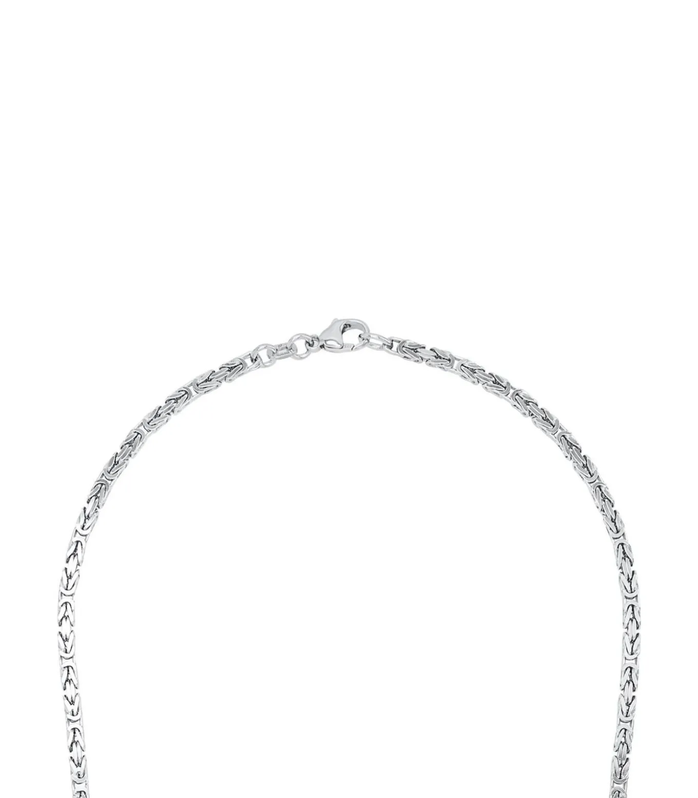 halsketting voor mannen en vrouwen, unisex, 925 Sterling zilver