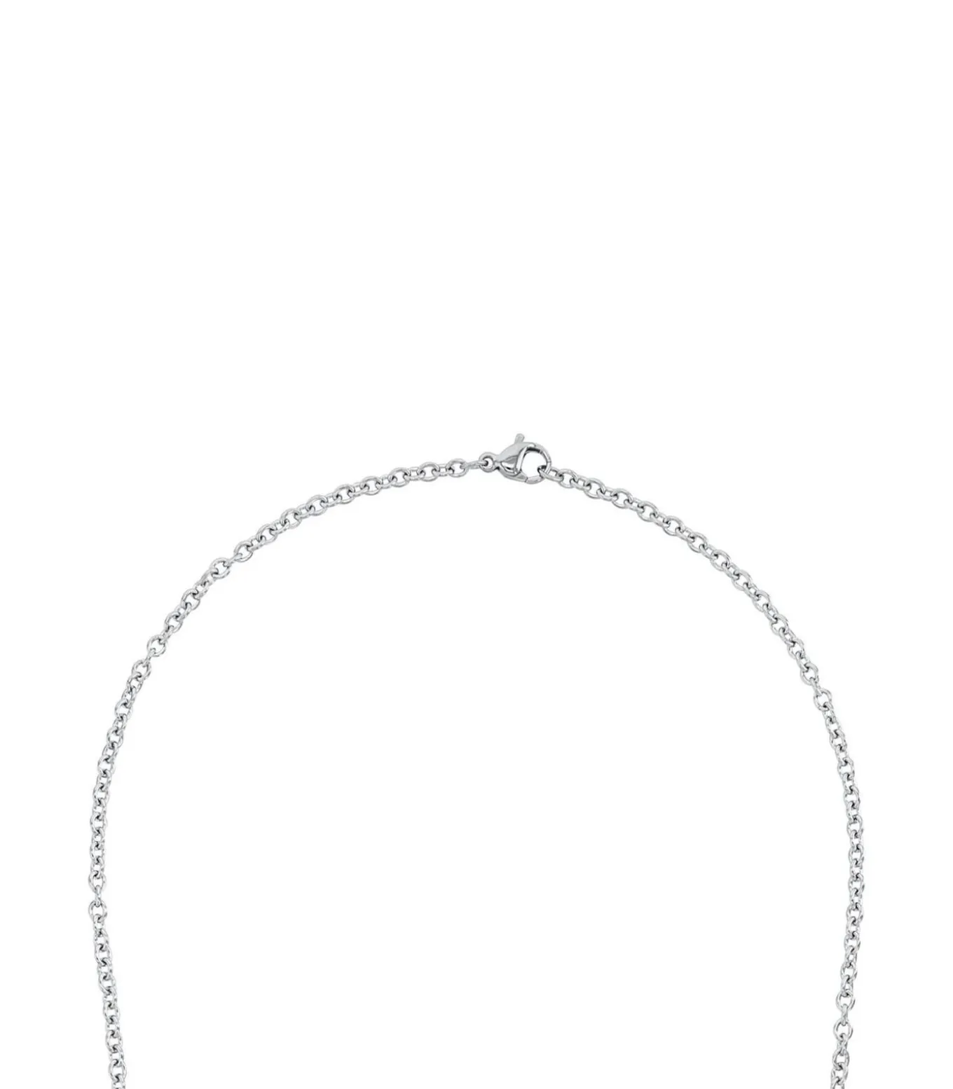 halsketting voor mannen en vrouwen, unisex, roestvrij staal