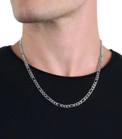 halsketting voor mannen en vrouwen, unisex, roestvrij staal