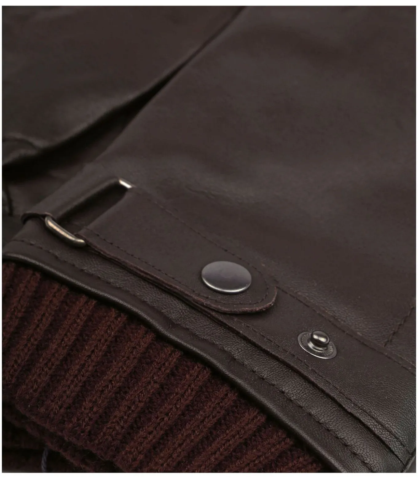 Handschoen Leer Bruin