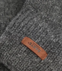 Handschoenen Haakon Lamswol Donkergrijs