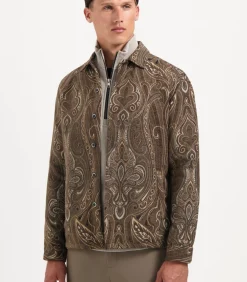 Heavy overshirt in jacquardpatroon