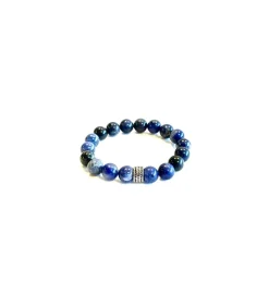 heren armband natuursteen sodaliet