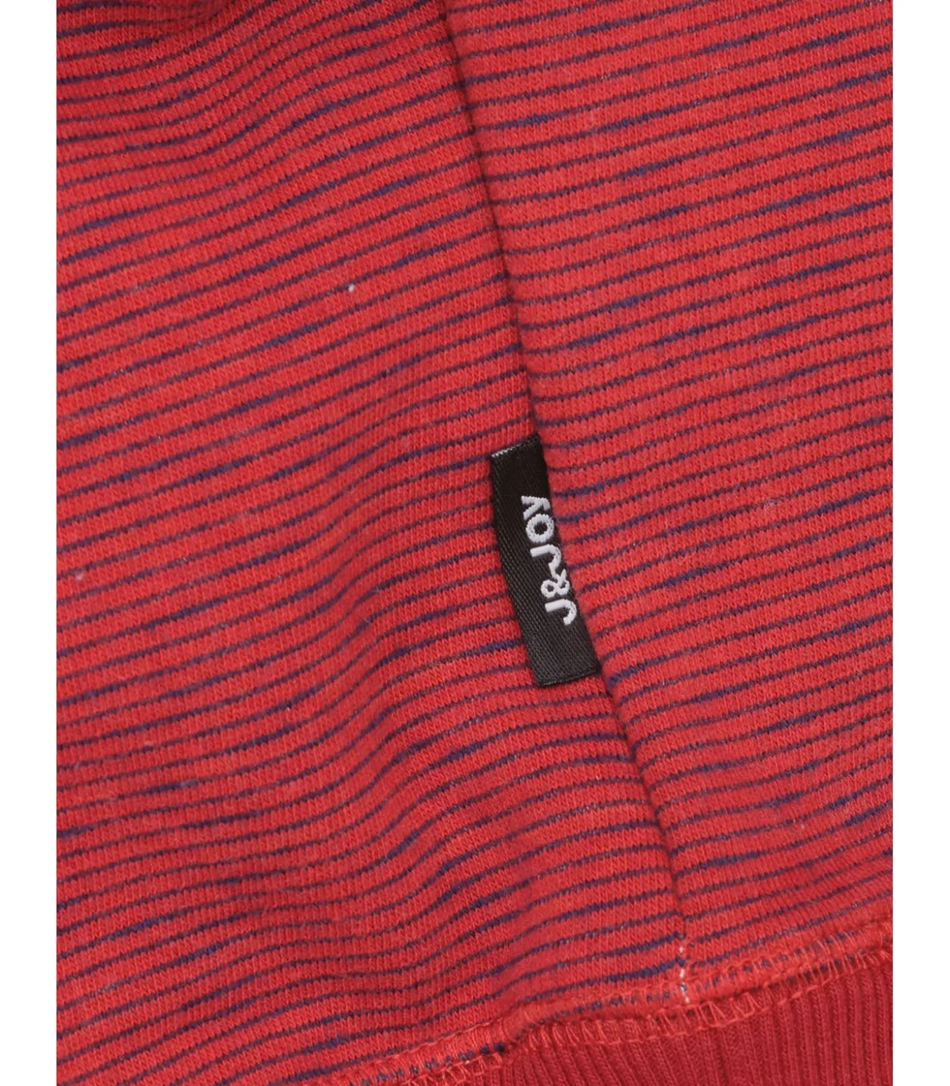 Heren bordeauxrode sweater met rits aan de hals