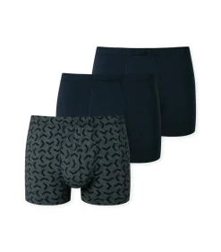 Heren Ondergoed Short 3 Pack Blauw