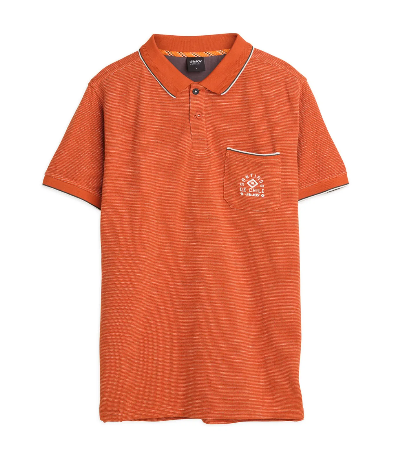 Heren poloshirt met nepzakje