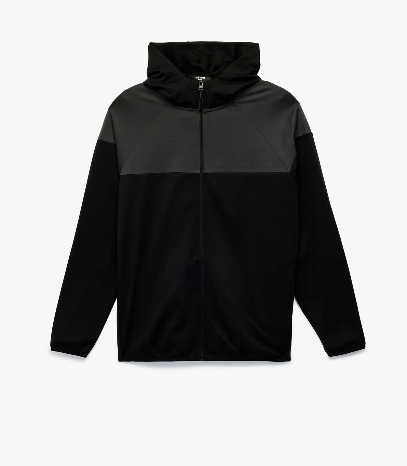 Heren Sportieve Hoodie met Lange Mouwen en Rits
