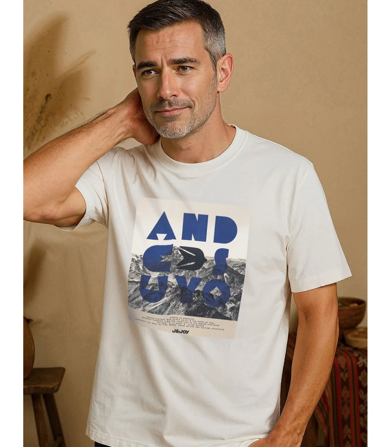 Heren T-shirt met Andesuyo-print