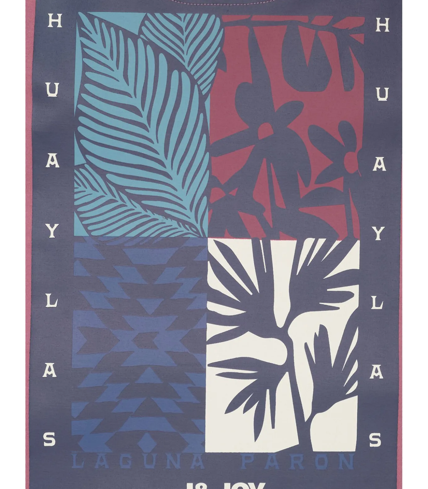 Heren T-shirt met print op de rug