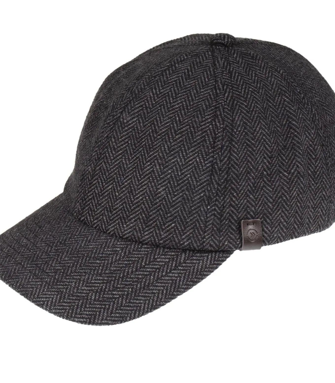 Heren Wollen Chevron pet