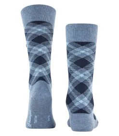 Herensokken Tartan Blauw
