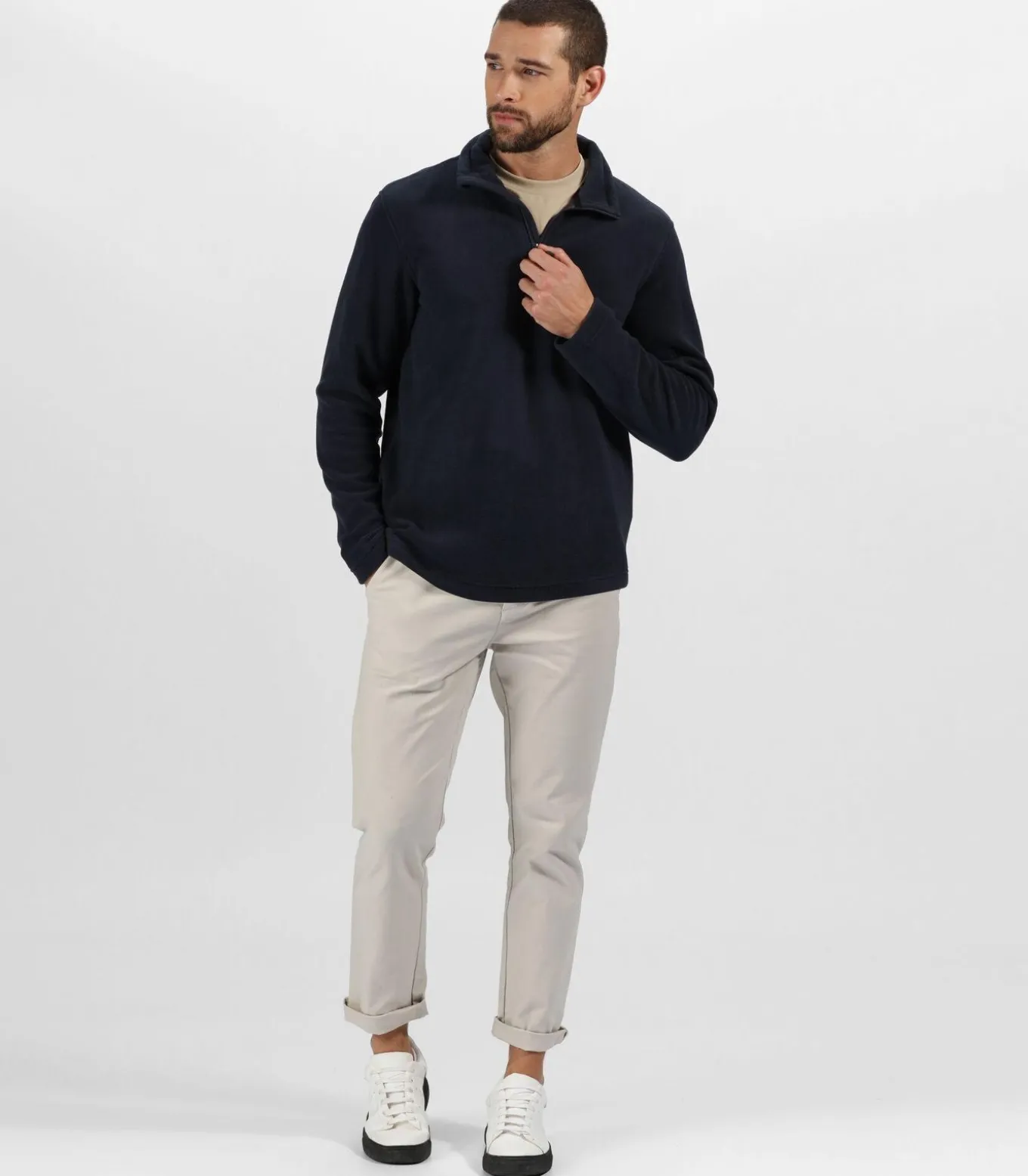 HONESTLY MADE - Fleece - Marineblauw