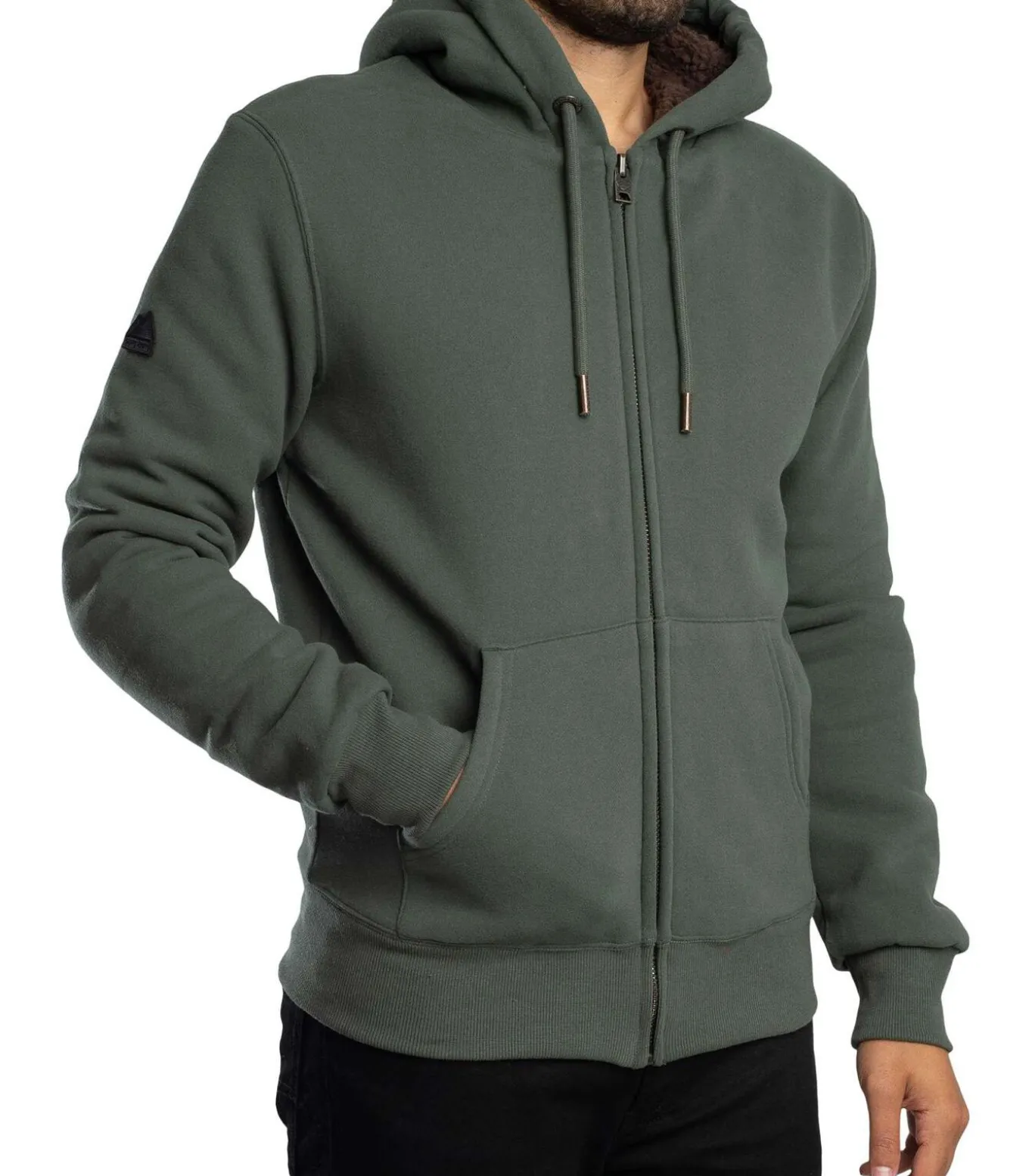 Hoodie Met Voering Met Borgvoering