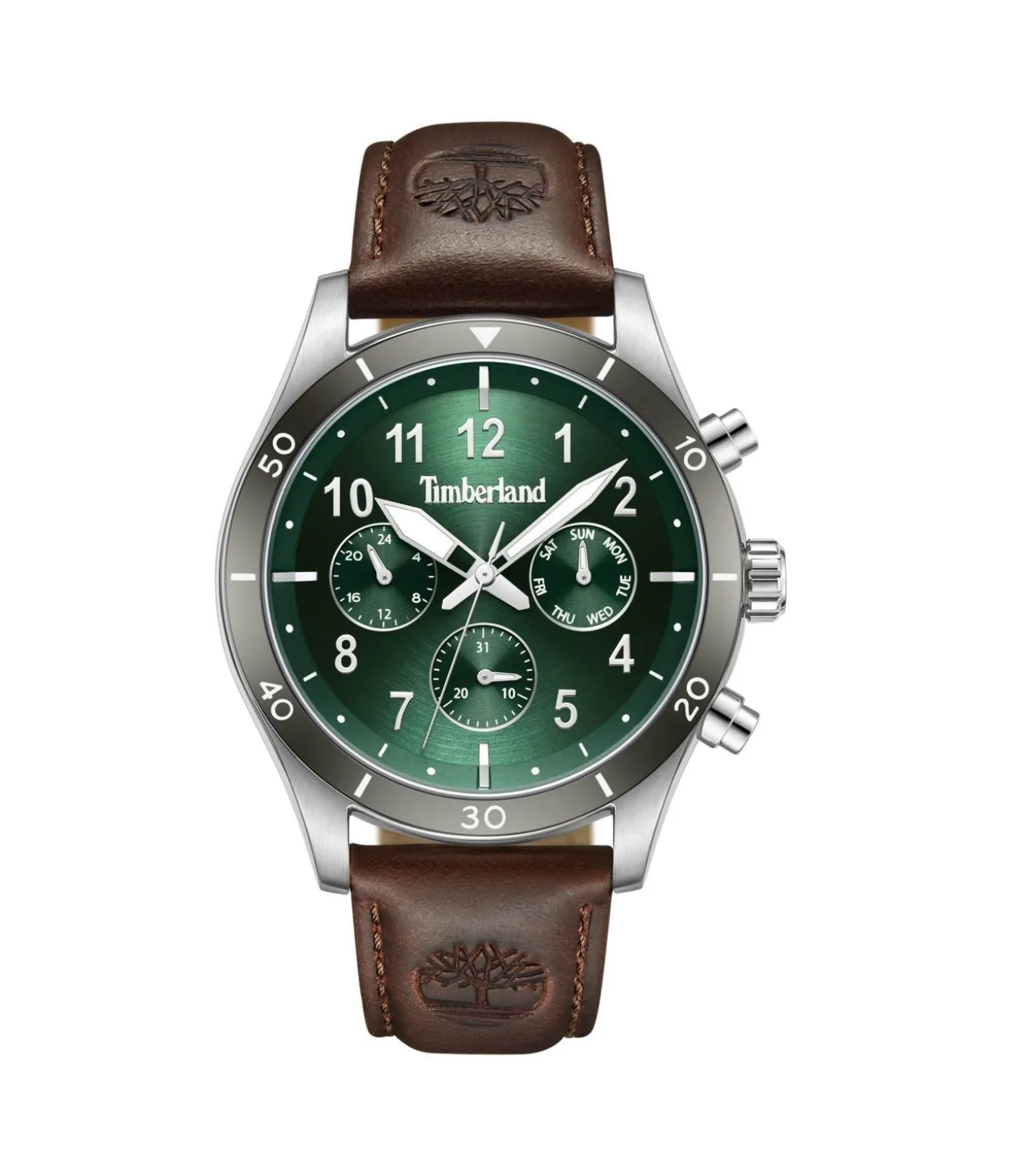 Horloge Ashmont Green - Brown