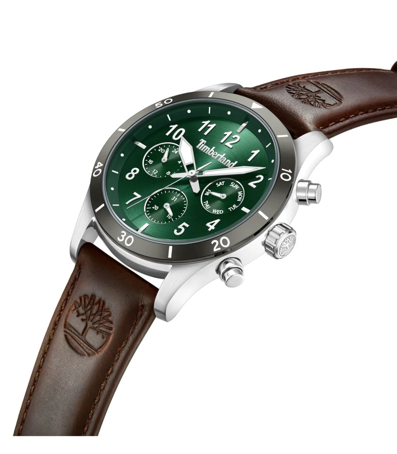 Horloge Ashmont Green - Brown