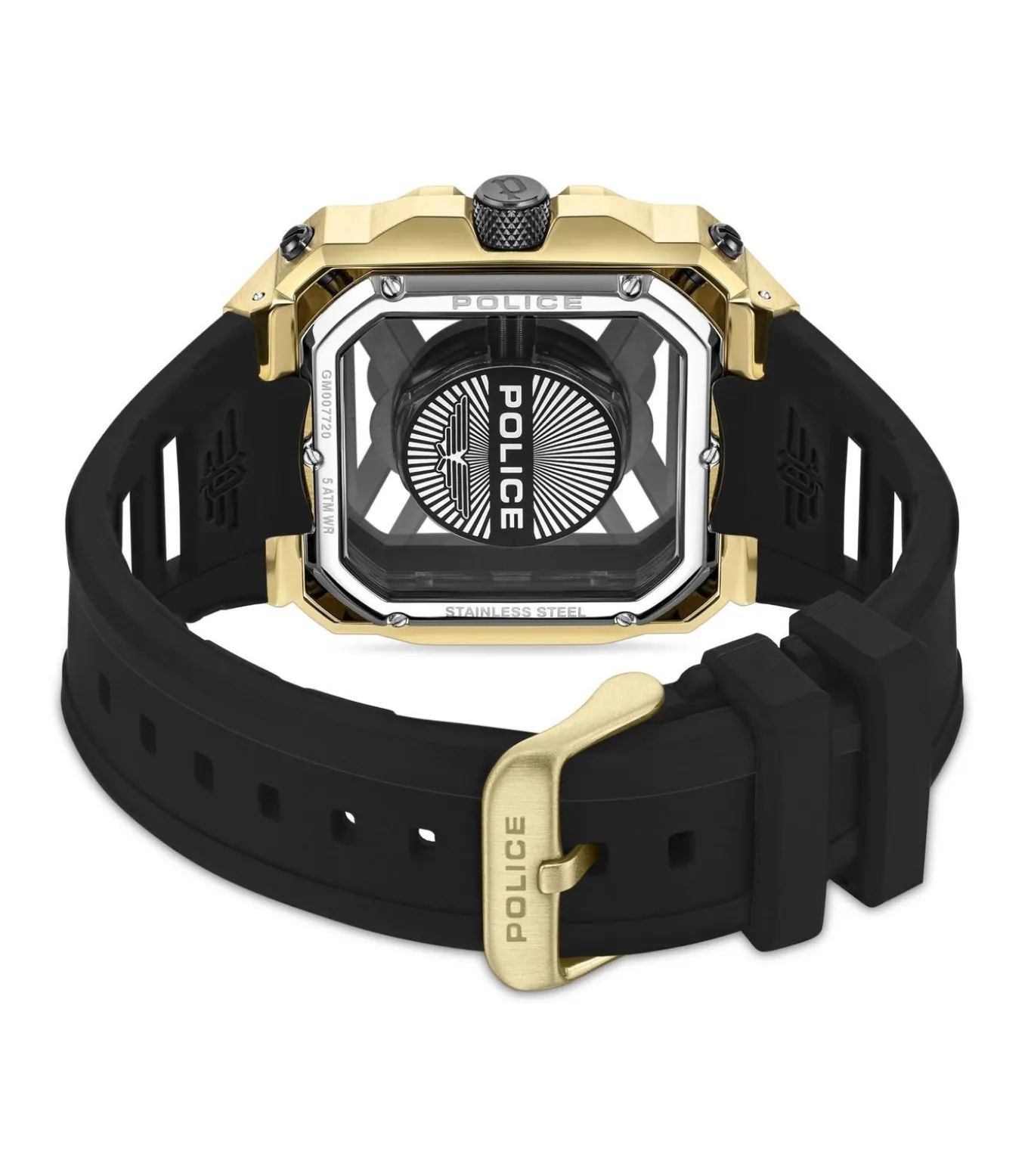 Horloge Disruptor I Black - Gold