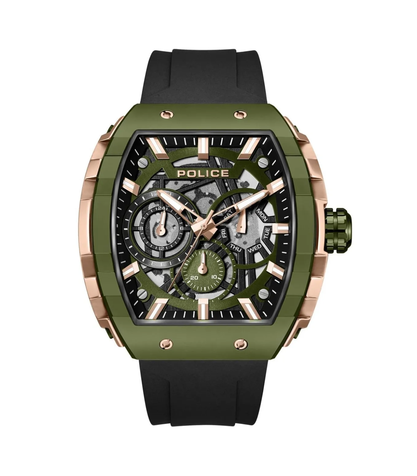 Horloge Flash Green