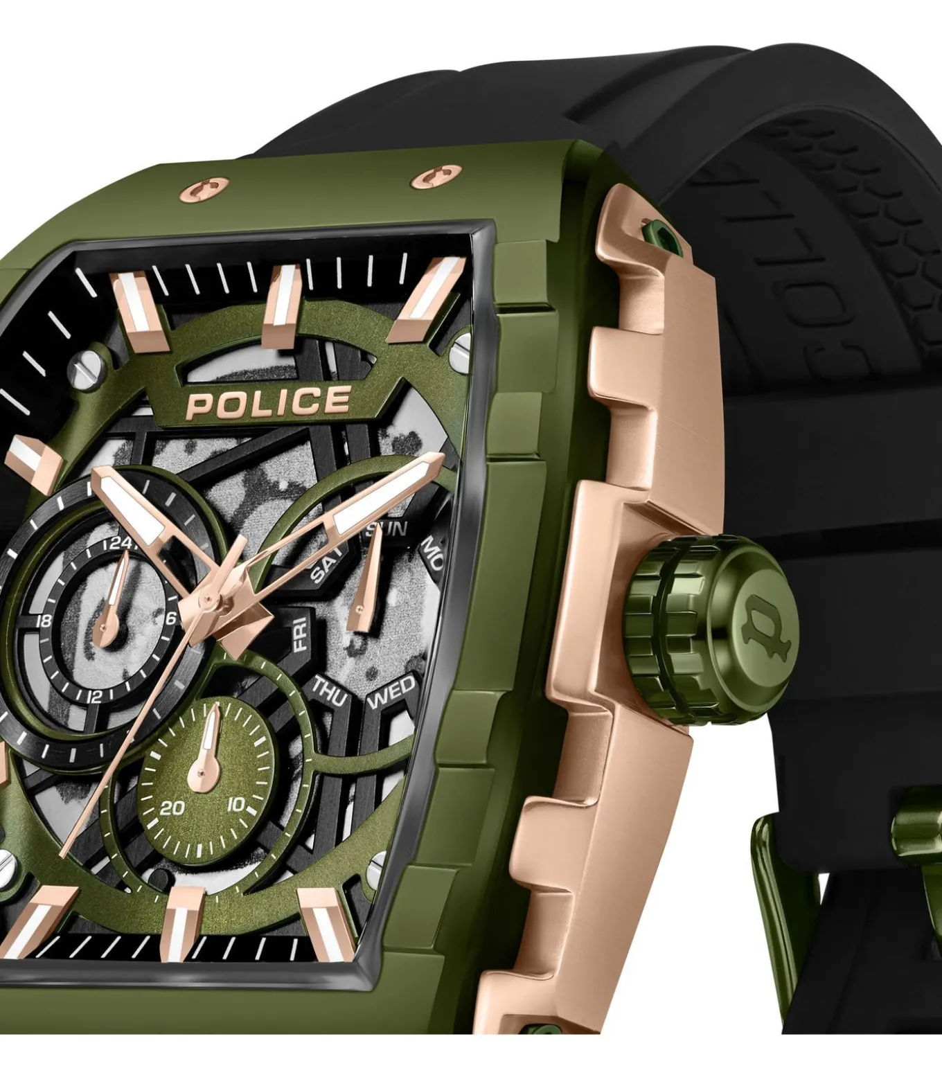 Horloge Flash Green