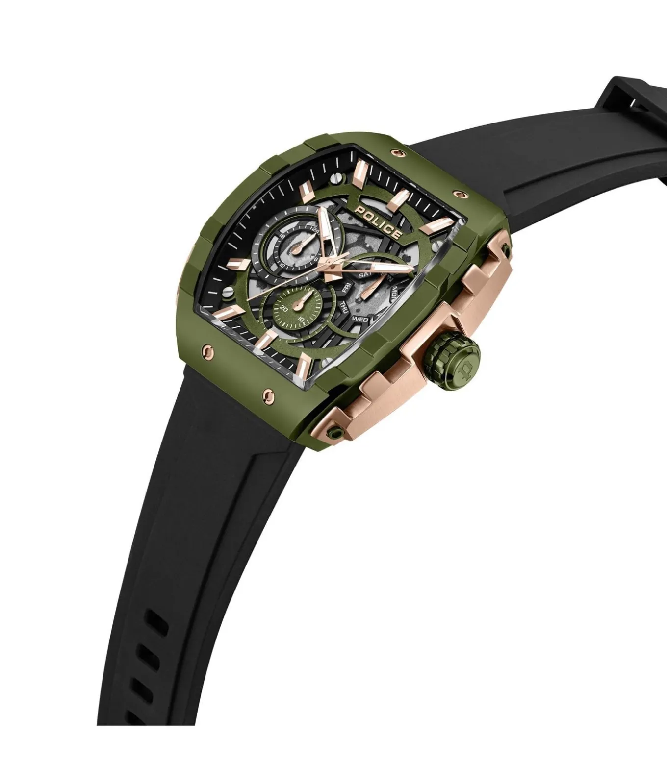 Horloge Flash Green