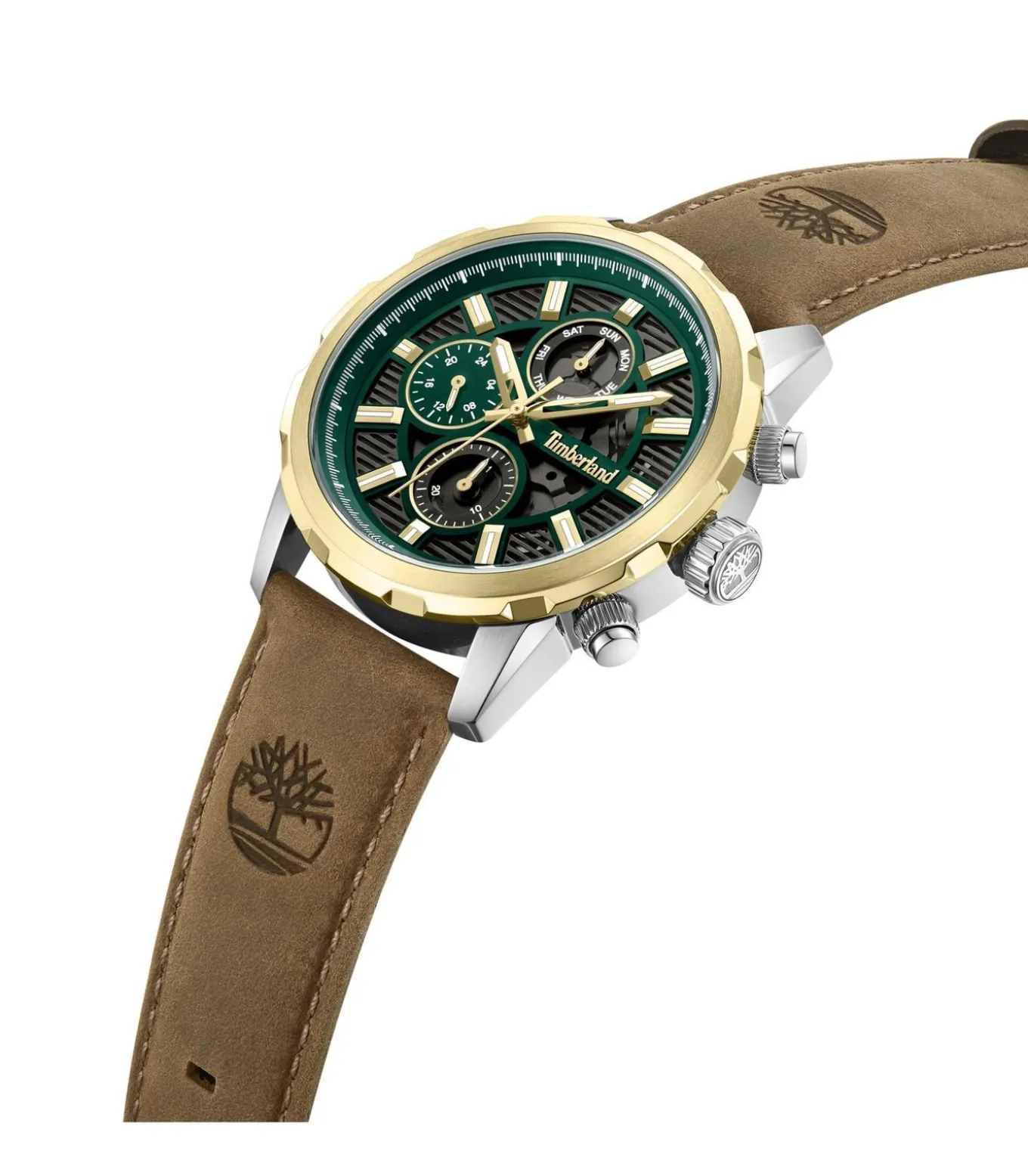 Horloge Hampton Harbour Green - Brown