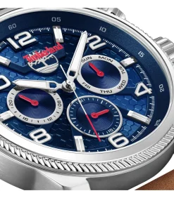 Horloge Henniker II Blue - Brown