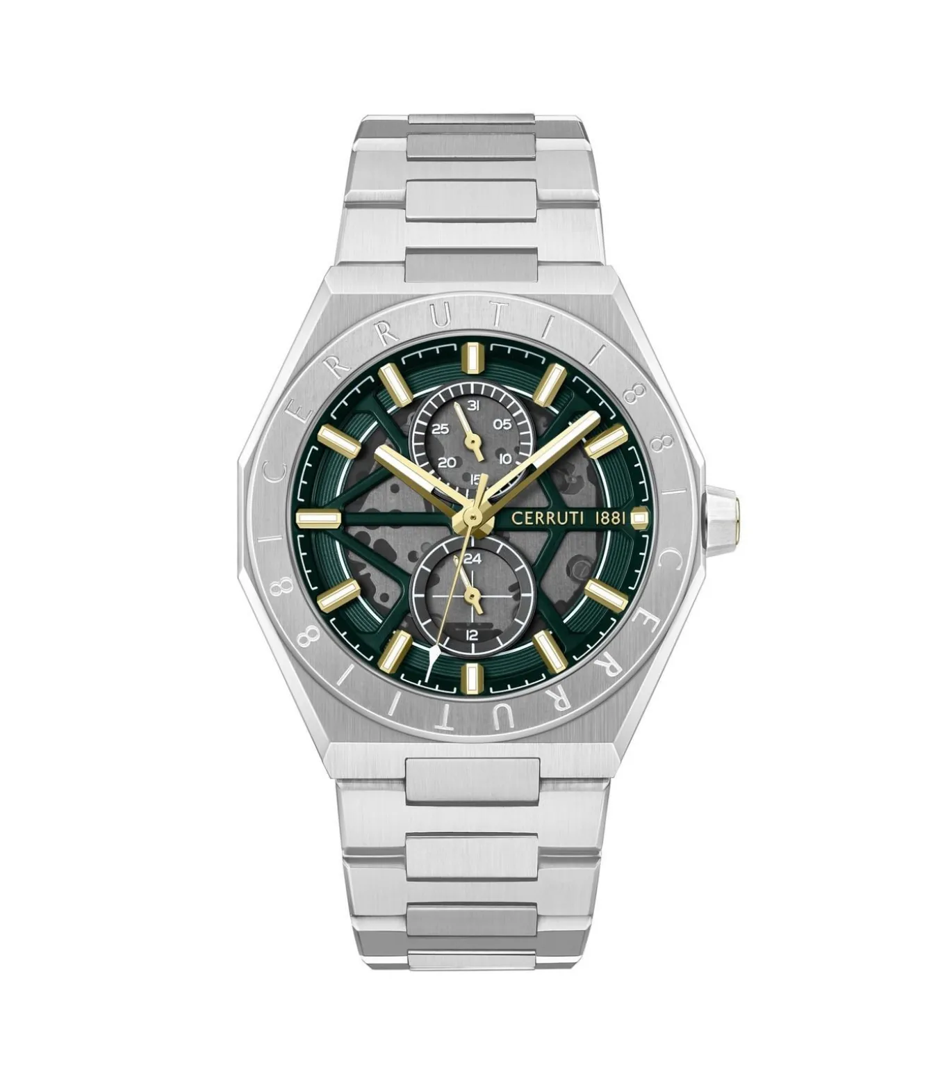 Horloge Ravello Green - Silver