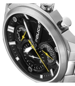 Horloge Reactor Black Steel