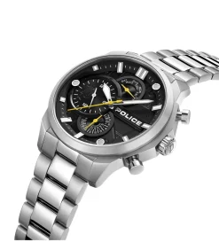 Horloge Reactor Black Steel