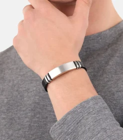Identiteit Armband voor mannen, roestvrij staal