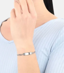 Identiteit Armband voor mannen en vrouwen, unisex, 925 Sterling zilver