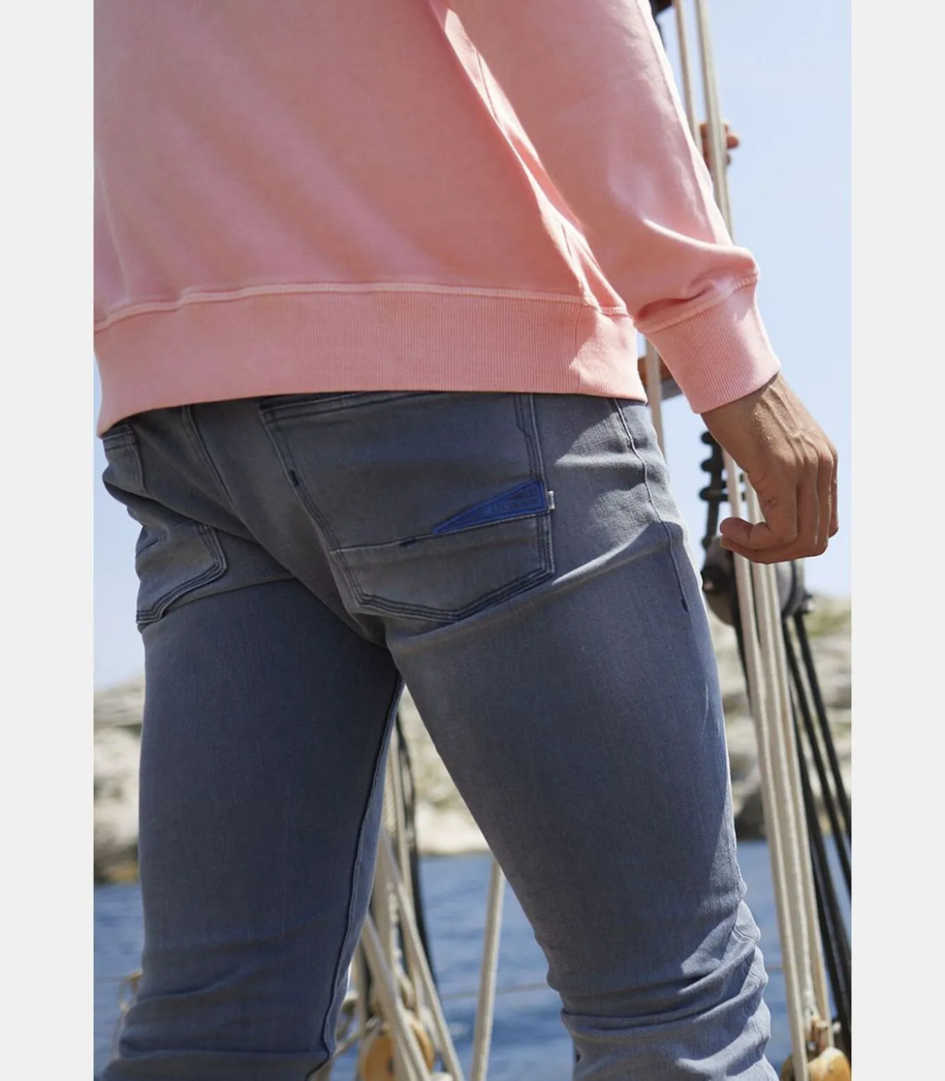 Jeans adjusted stretch 700/11, lengte 34