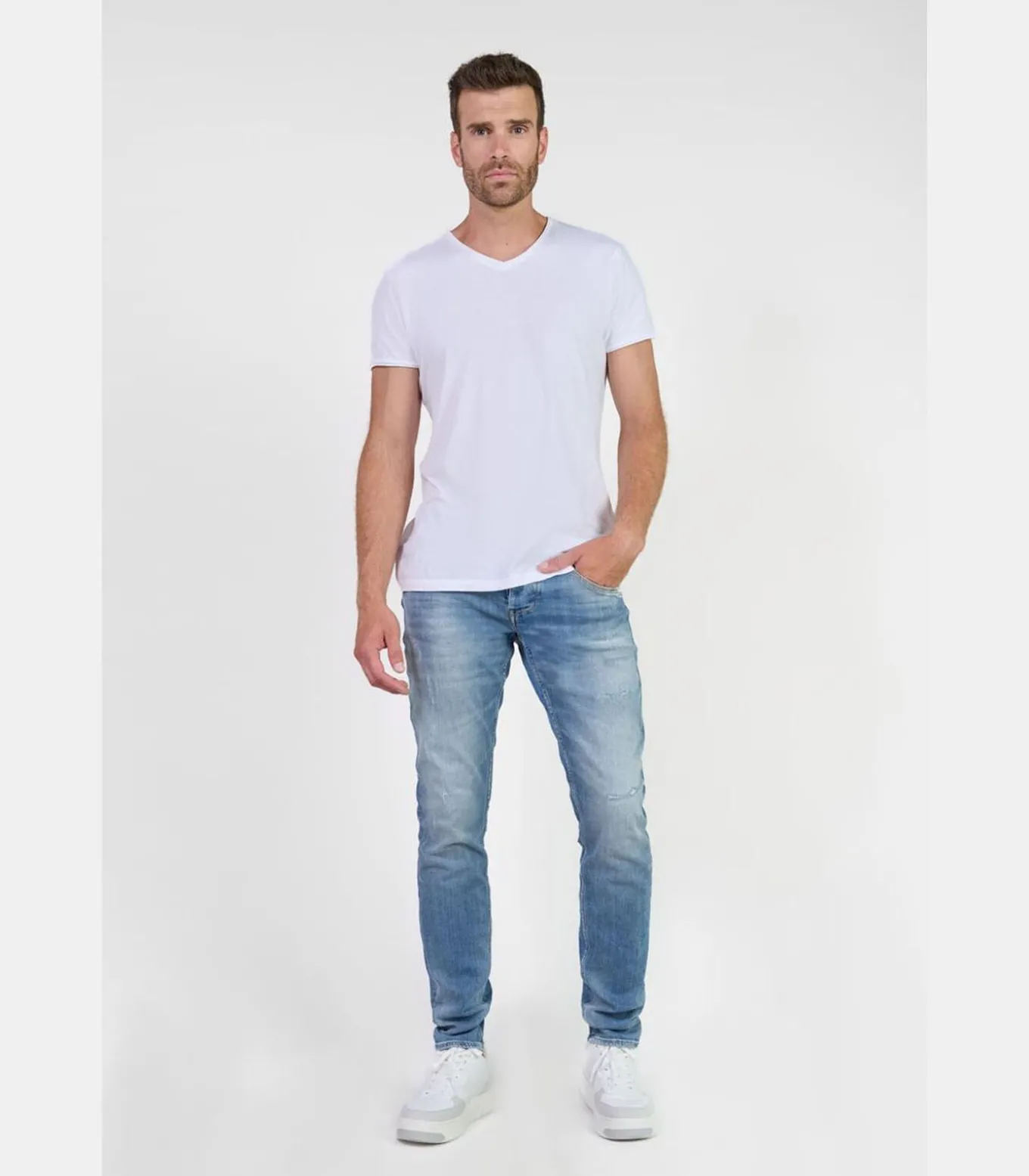 Jeans adjusted stretch 700/11, lengte 34