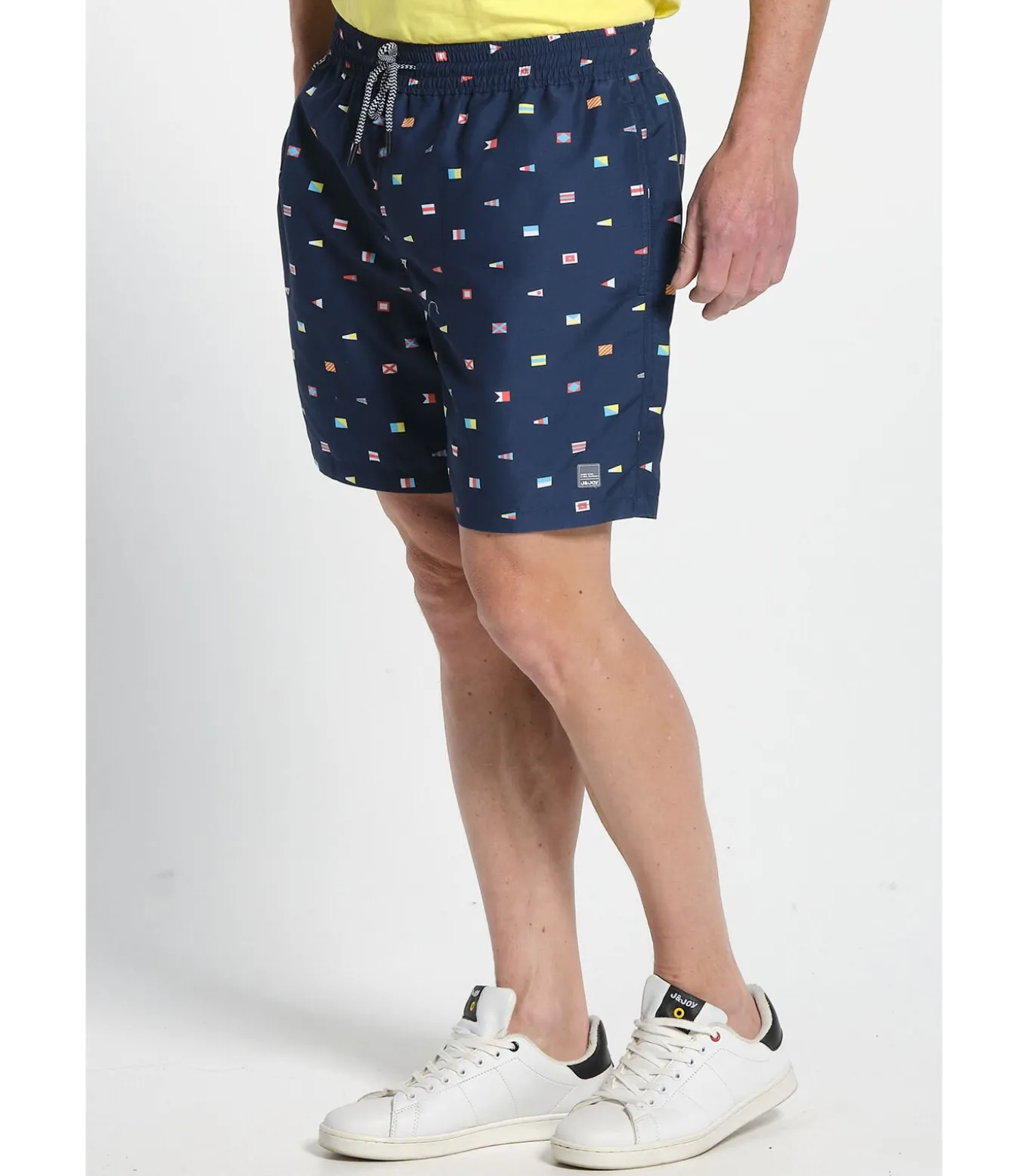 Jersey met vlaggenprints