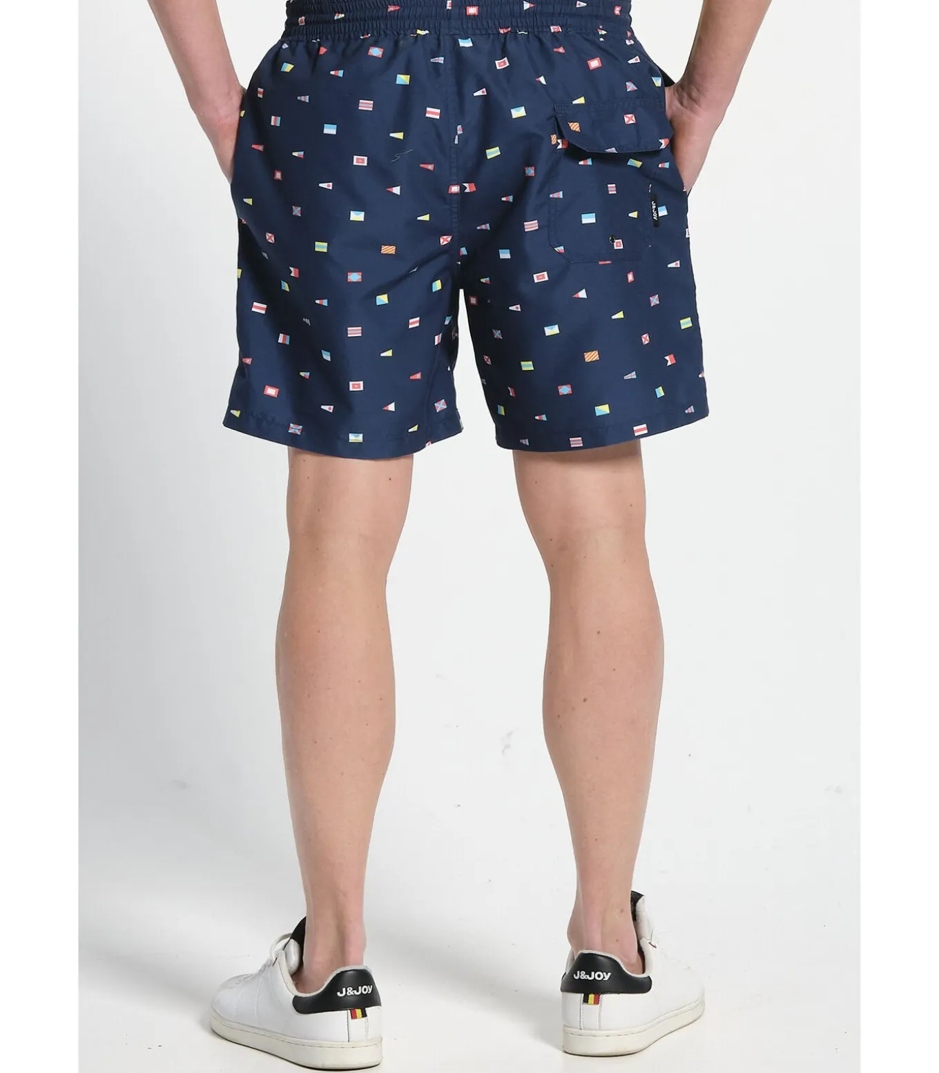 Jersey met vlaggenprints