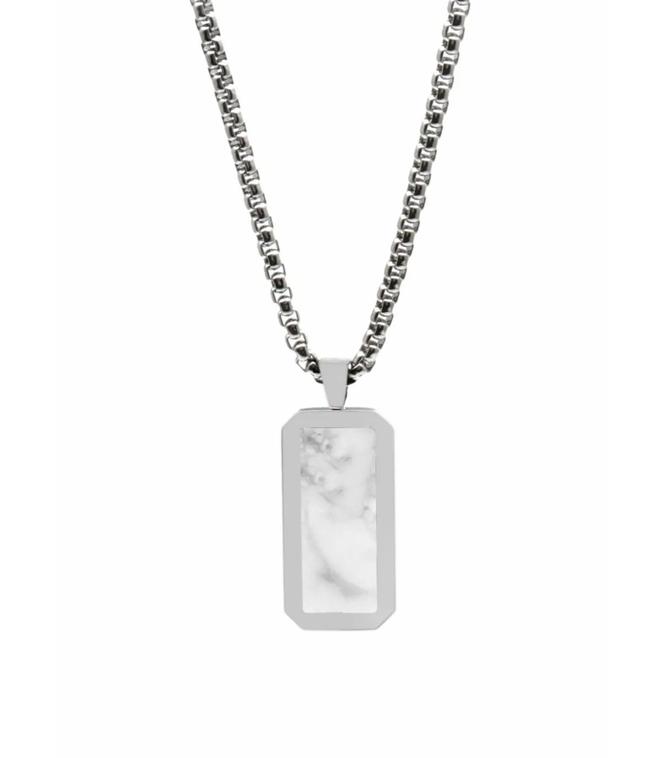 Ketting Met Hanger “Rectangle Pendant”