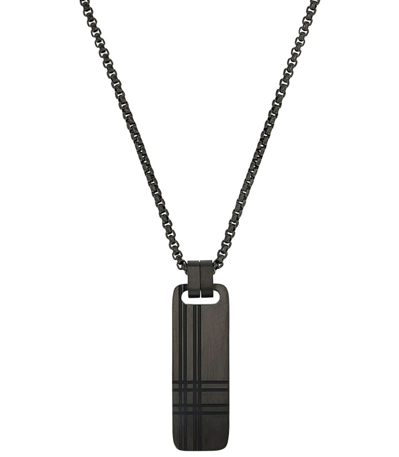 Ketting met hanger voor mannen, roestvrij staal