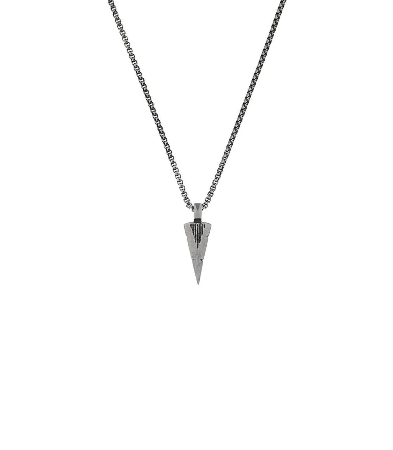 Ketting met hanger voor mannen, roestvrij staal
