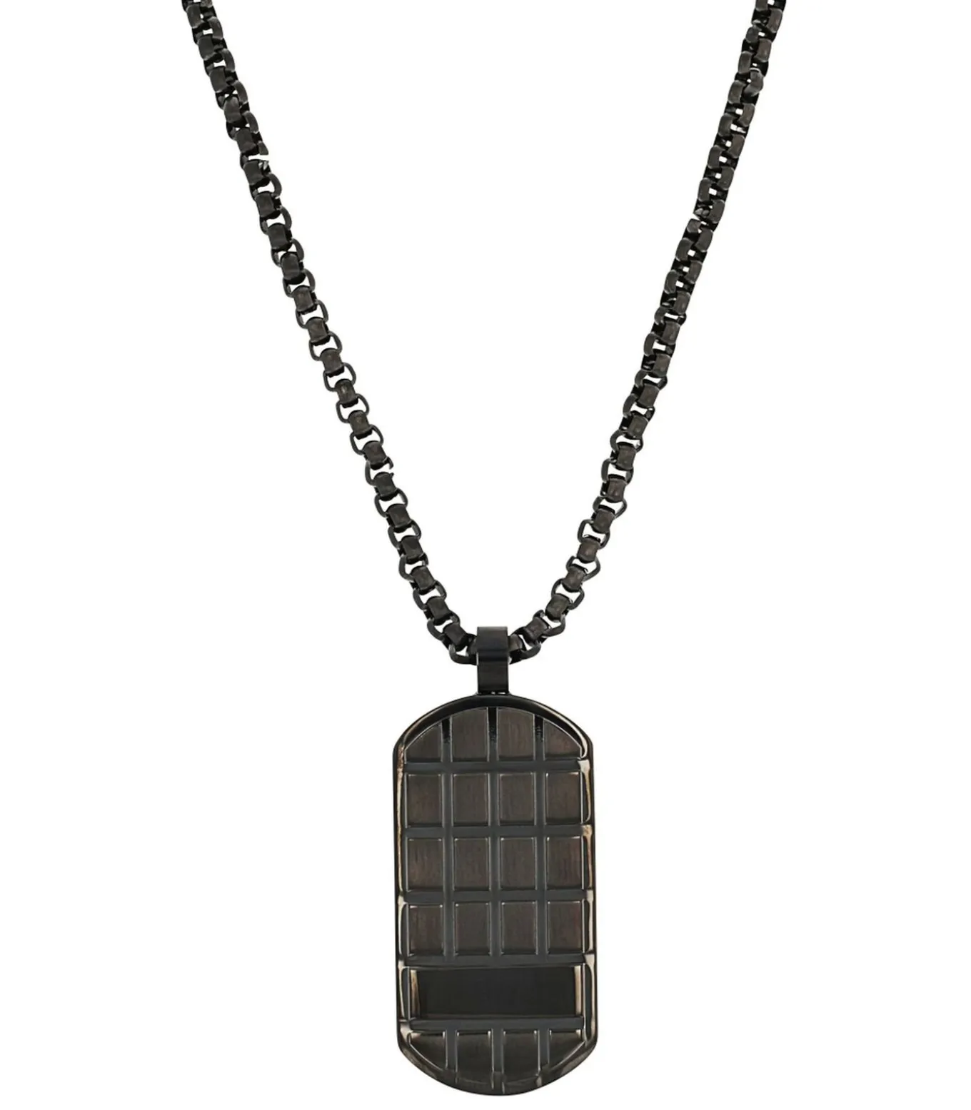 Ketting met hanger voor mannen, roestvrij staal