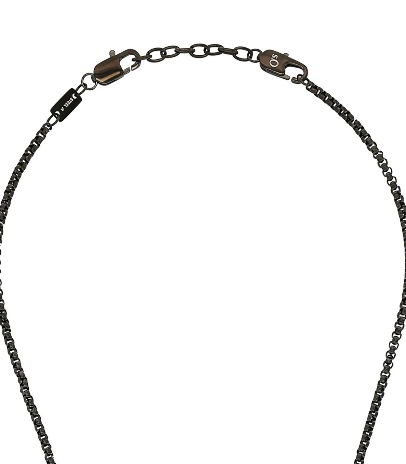 Ketting met hanger voor mannen, roestvrij staal